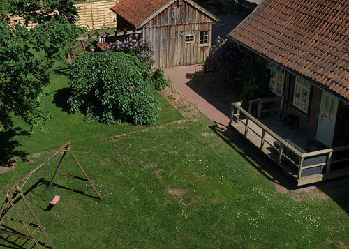 Die Alte Bauernkate im Winter.